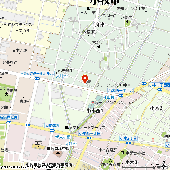 株式会社 タイヤセンター小牧付近の地図